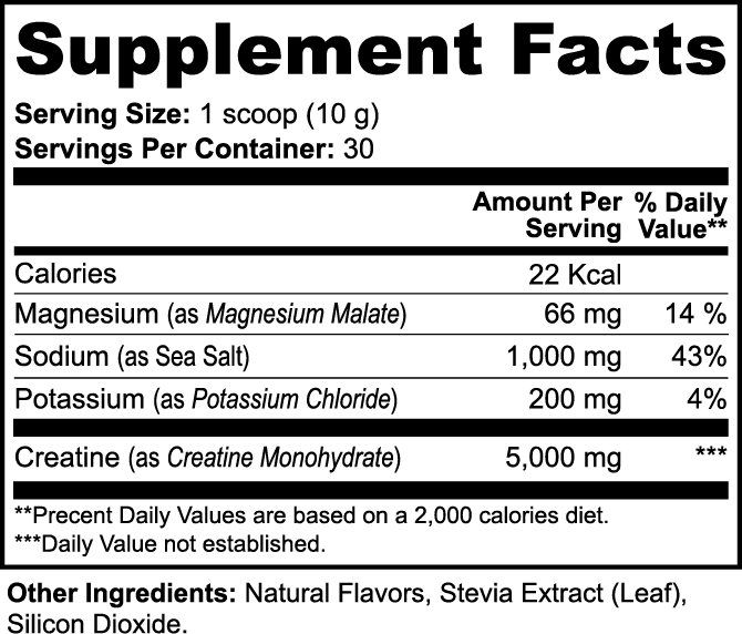 CREATINE HYDRATION POWDER
