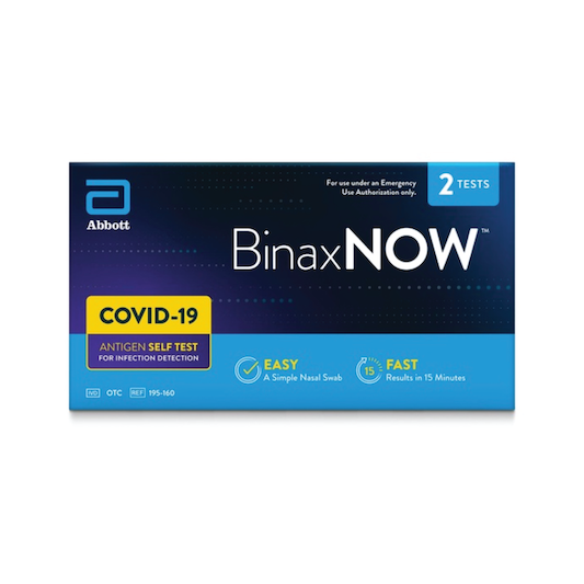 Abbott BinaxNOW™ COVID-19 Ag Card Home Test with Workplace App