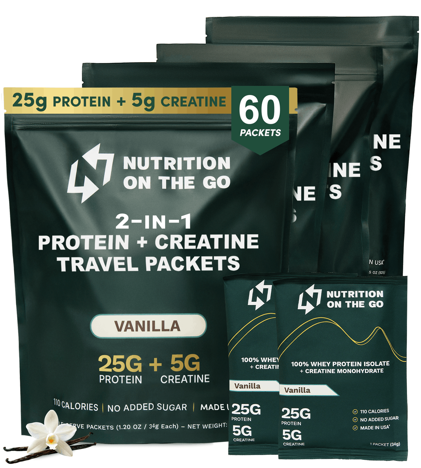 Whey Protein Isolate with Creatine | Single-Serve Packets