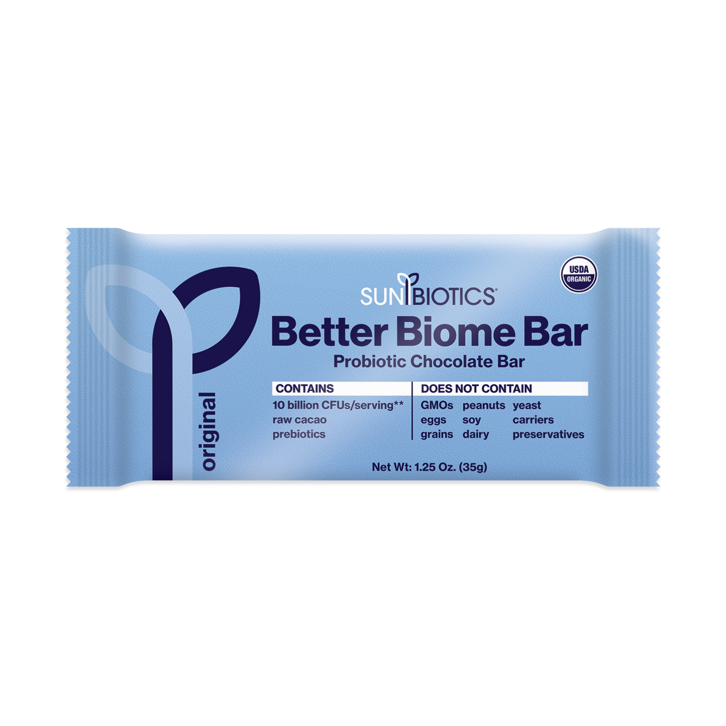 Better Biome Bar - Probiotic Chocolate Bar - Original