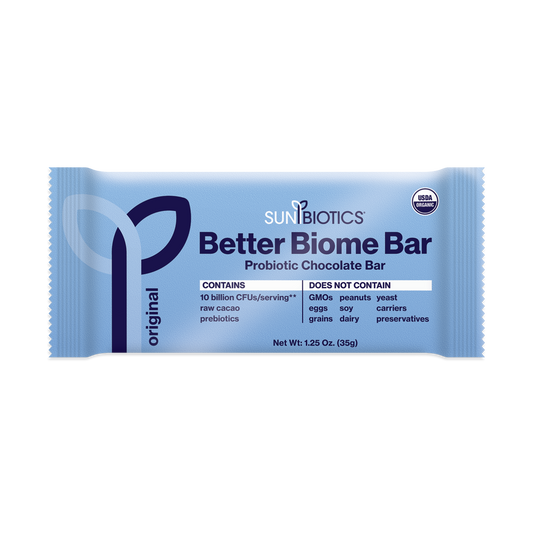Better Biome Bar - Probiotic Chocolate Bar - Original
