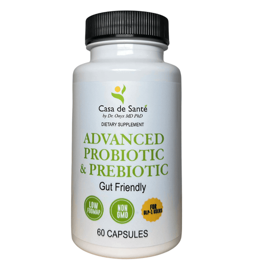Advanced Probiotic & Prebiotic | Low FODMAP Daily Gut Health & Microbiome Balance